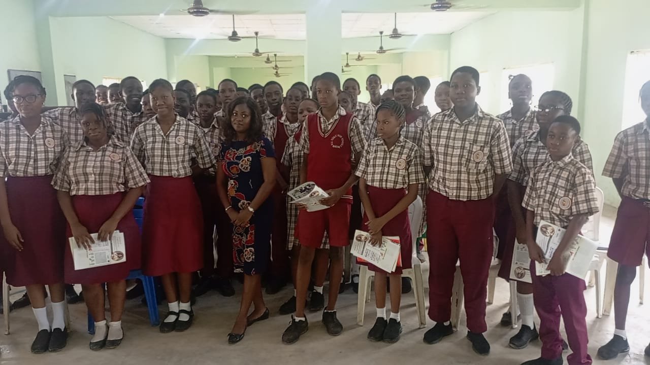 Young people participating in a Crowned Pillars Foundation leadership session